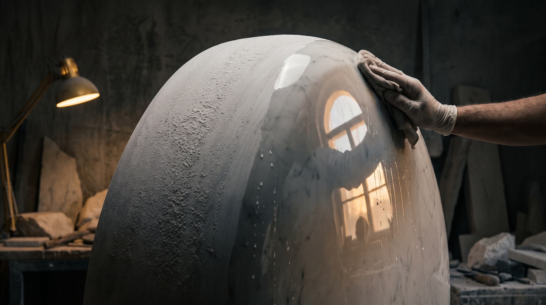 Dal grezzo allo specchio: la finitura è il modo in cui l'opera parlerà alla luce.