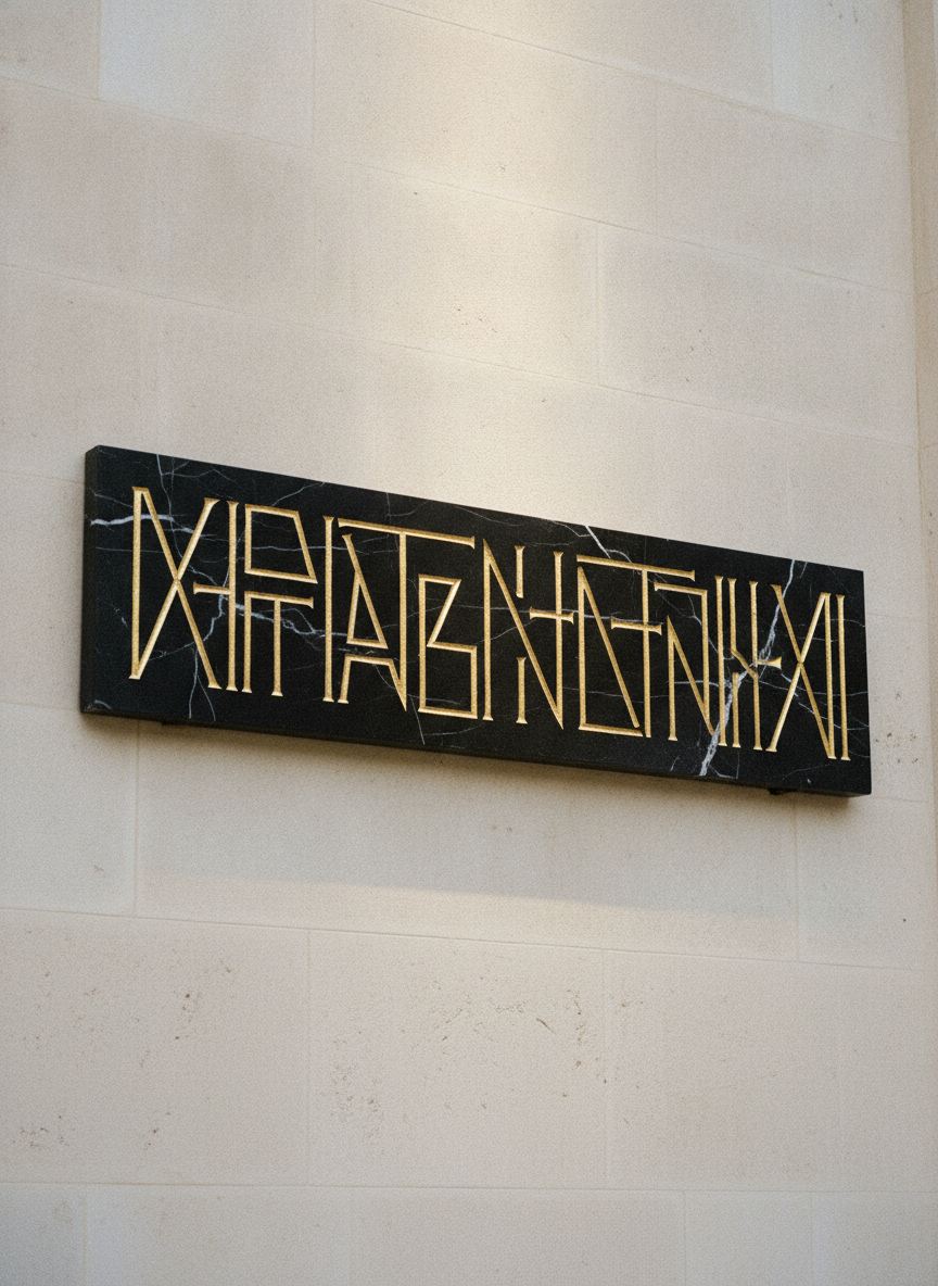 Lastra di dedicazione Filo d'Oro in marmo Nero Marquina